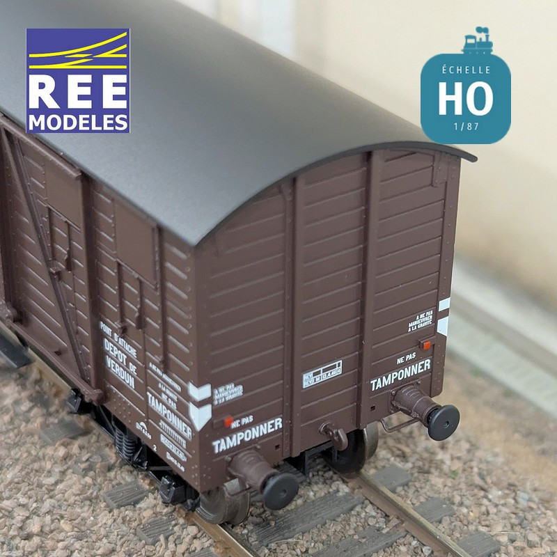 Wagon couvert TP 4 portes "MT" SNCF Ep IIIA HO REE WB-911 - Maketis