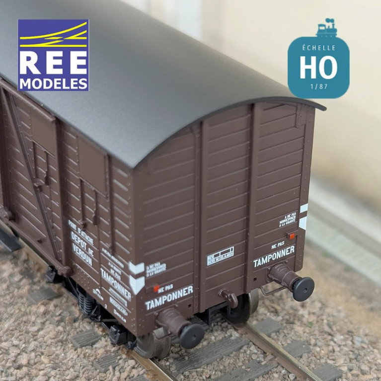 Wagon couvert TP 4 portes "MT" SNCF Ep IIIA HO REE WB-911 - Maketis