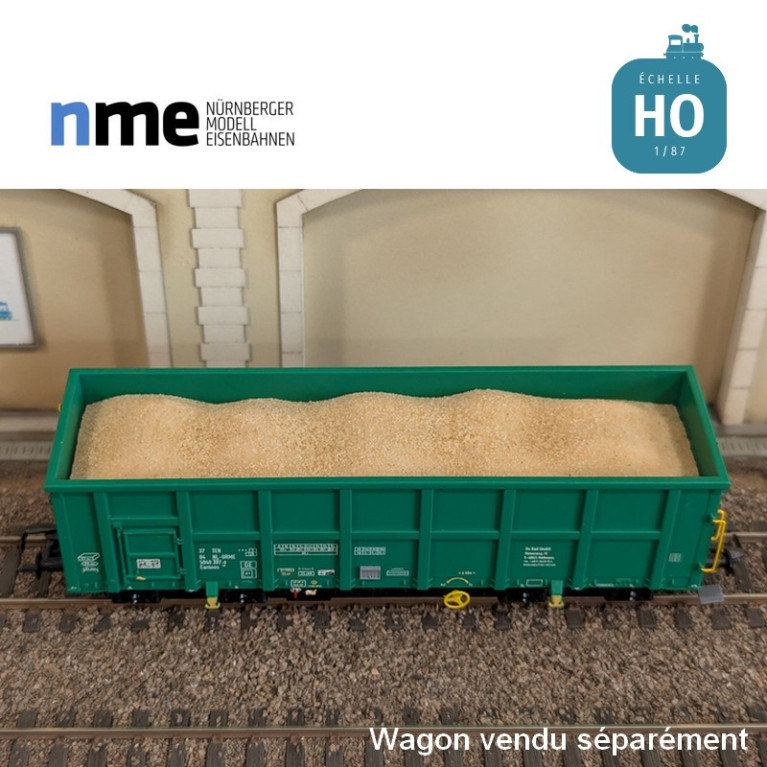 Chargement de sable pour wagon tombereau Eamnos 11,54m HO NME 951000-A - Maketis Chargement de sable pour wagon tombereau Eamnos 11,54m HO NME 951000-A - Maketis