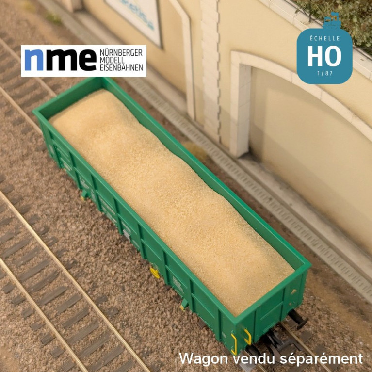 Chargement de sable pour wagon tombereau Eamnos 11,54m HO NME 951000-A - Maketis Chargement de sable pour wagon tombereau Eamnos 11,54m HO NME 951000-A - Maketis