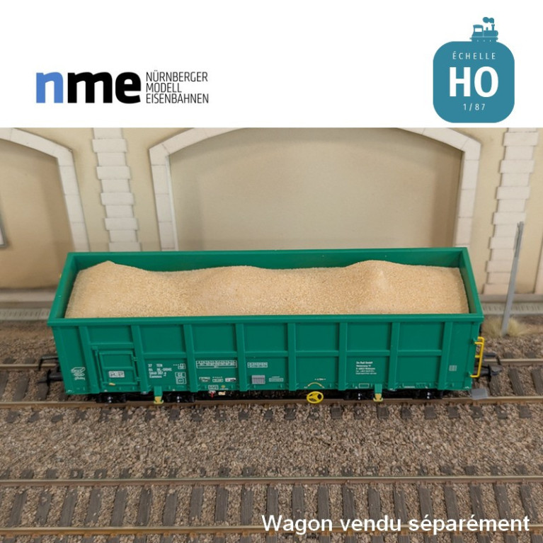Chargement de sable pour wagon tombereau Eamnos 11,54m HO NME 951000-C - Maketis Chargement de sable pour wagon tombereau Eamnos 11,54m HO NME 951000-C - Maketis