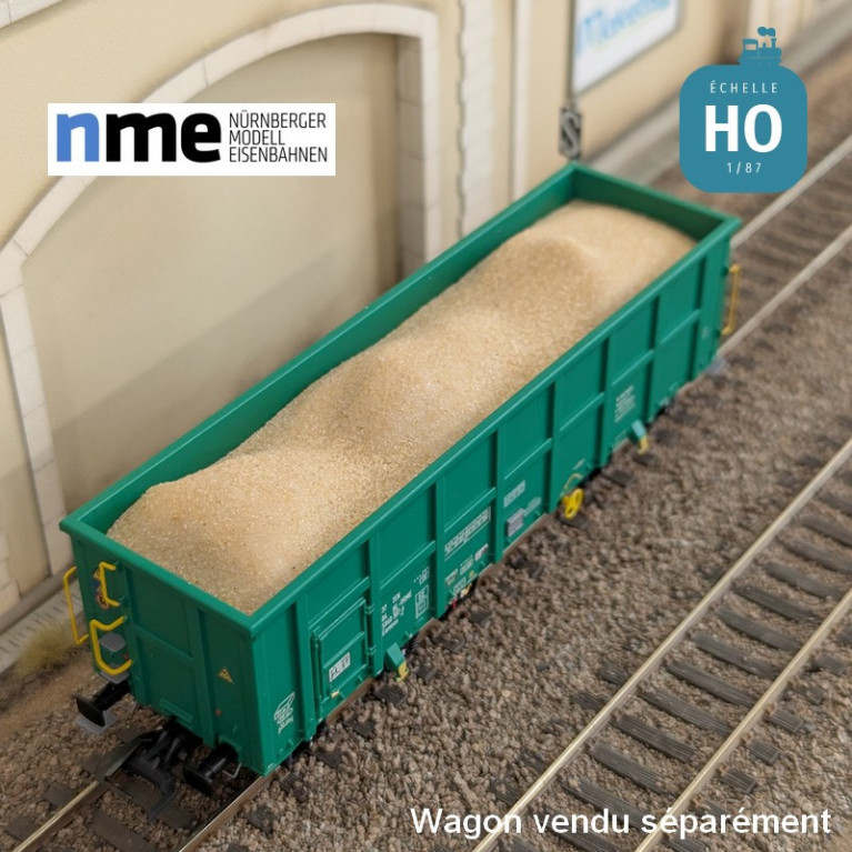 Chargement de sable pour wagon tombereau Eamnos 11,54m HO NME 951000-C - Maketis Chargement de sable pour wagon tombereau Eamnos 11,54m HO NME 951000-C - Maketis