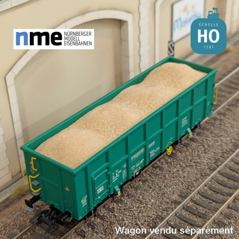 Chargement de sable pour wagon tombereau Eamnos 11,54m HO NME 951000-D - Maketis Chargement de sable pour wagon tombereau Eamnos 11,54m HO NME 951000-D - Maketis
