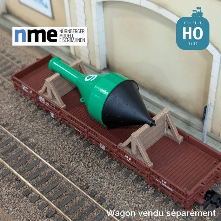 Chargement de bouée verte sur support en bois HO NME 951101 - Maketis Chargement de bouée verte sur support en bois HO NME 951101 - Maketis