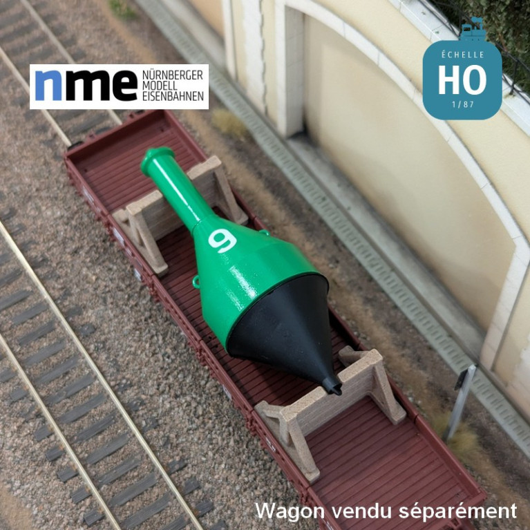 Chargement de bouée verte sur support en bois HO NME 951101 - Maketis Chargement de bouée verte sur support en bois HO NME 951101 - Maketis