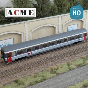 Voiture voyageurs Eurofima type Z livrée EC SBB EP V HO ACME 52402 - Maketis