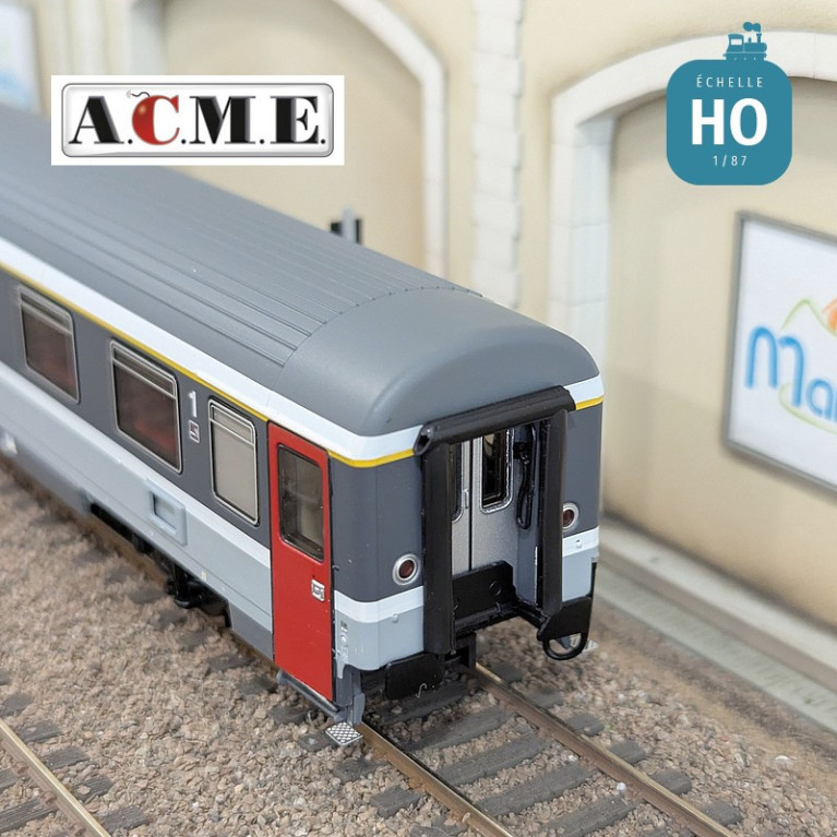 Voiture voyageurs Eurofima type Z livrée EC SBB EP V HO ACME 52402 - Maketis Voiture voyageurs Eurofima type Z livrée EC SBB EP V HO ACME 52402 - Maketis
