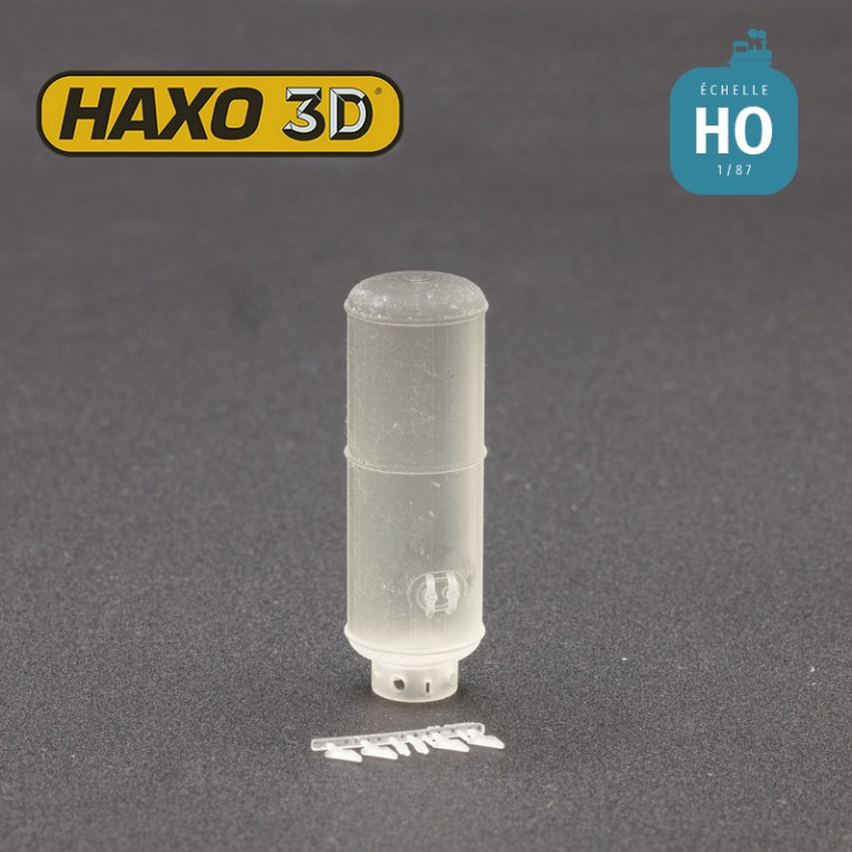 Réservoir d'air comprimé vertical grand modèle HO Haxo 3D 345082 - Maketis Réservoir d'air comprimé vertical grand modèle HO Haxo 3D 345082 - Maketis