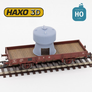 Container pulvérulent Lazareth 6800L + accessoires photogravés HO Haxo 3D 347001 - Maketis