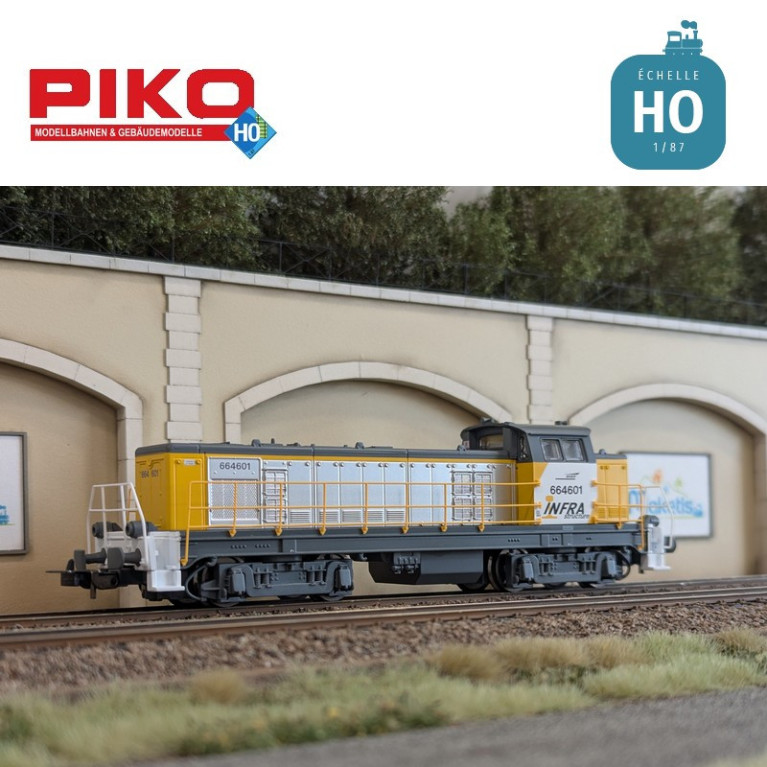 Locomotive Diesel BB 63000 SNCF Ep V Analogique HO Piko P96182 - Maketis Locomotive Diesel BB 63000 SNCF Ep V Analogique HO Piko P96182 - Maketis