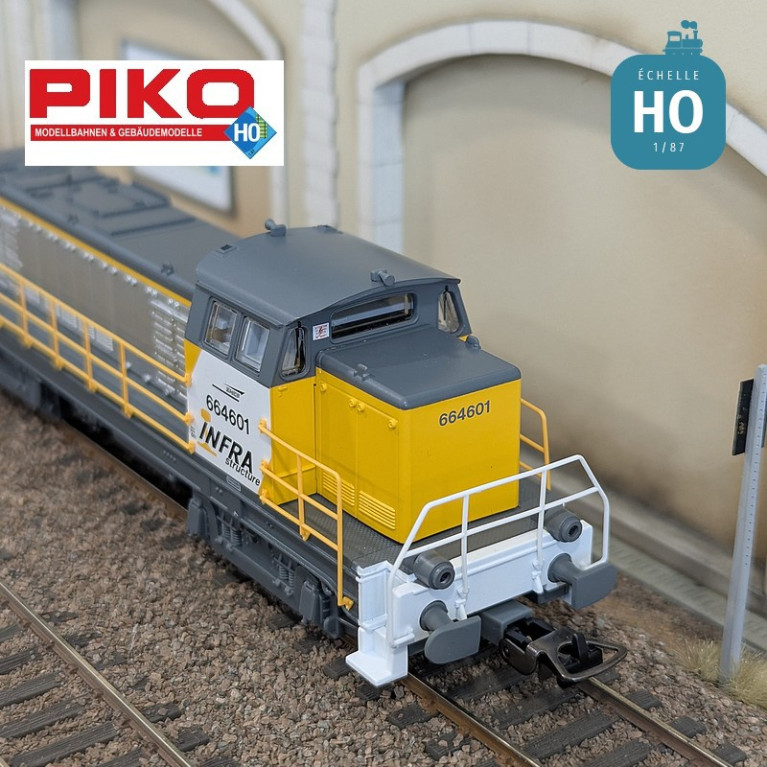 Locomotive Diesel BB 63000 SNCF Ep V Analogique HO Piko P96182 - Maketis Locomotive Diesel BB 63000 SNCF Ep V Analogique HO Piko P96182 - Maketis