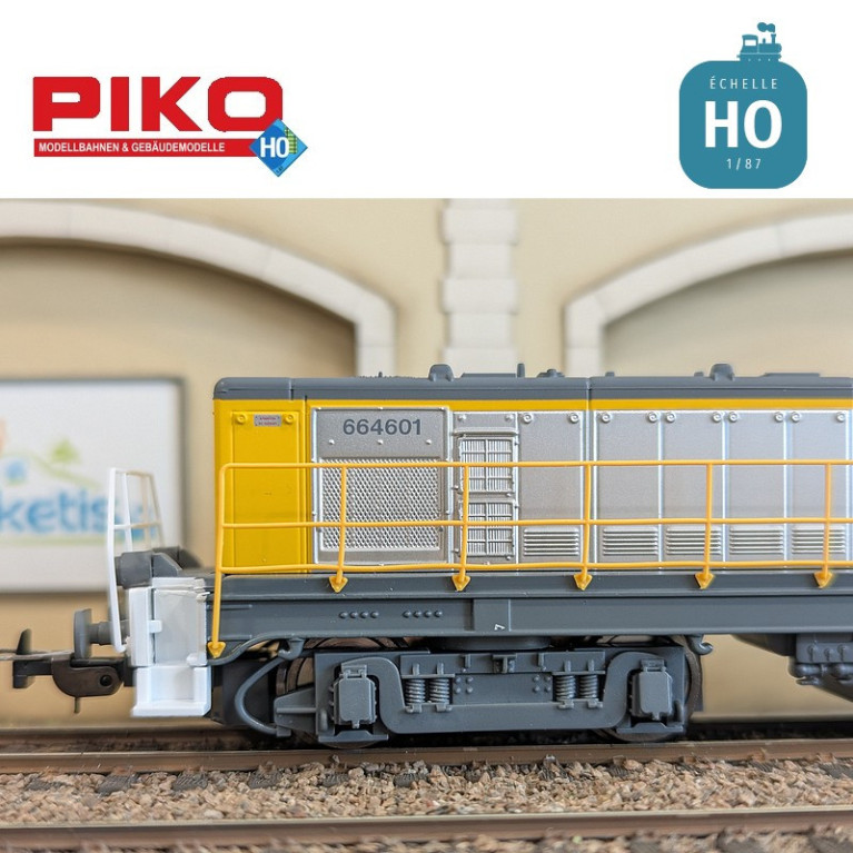 Locomotive Diesel BB 63000 SNCF Ep V Analogique HO Piko P96182 - Maketis Locomotive Diesel BB 63000 SNCF Ep V Analogique HO Piko P96182 - Maketis