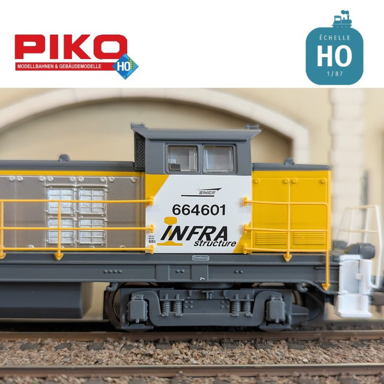 Locomotive Diesel BB 63000 SNCF Ep V Analogique HO Piko P96182 - Maketis Locomotive Diesel BB 63000 SNCF Ep V Analogique HO Piko P96182 - Maketis