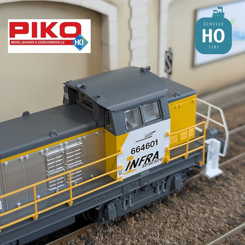 Locomotive Diesel BB 63000 SNCF Ep V Analogique HO Piko P96182 - Maketis