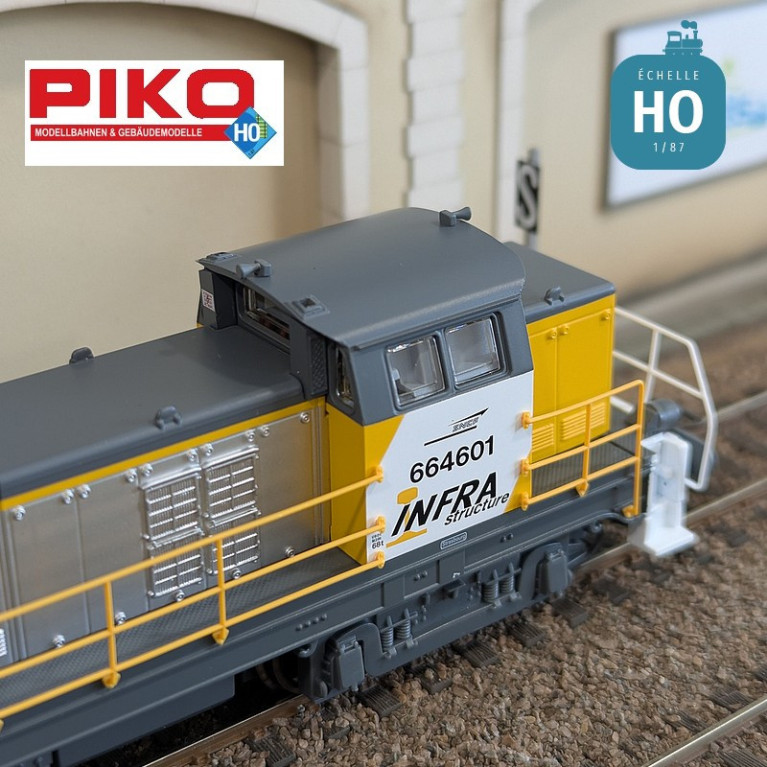 Locomotive Diesel BB 63000 SNCF Ep V Analogique HO Piko P96182 - Maketis Locomotive Diesel BB 63000 SNCF Ep V Analogique HO Piko P96182 - Maketis
