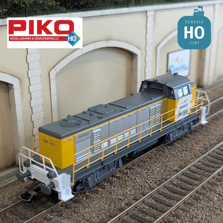 Locomotive Diesel BB 63000 SNCF Ep V Analogique HO Piko P96182 - Maketis Locomotive Diesel BB 63000 SNCF Ep V Analogique HO Piko P96182 - Maketis