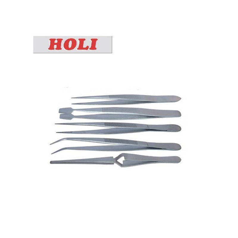 Set de 5 pinces Brucelles Holi - Maketis