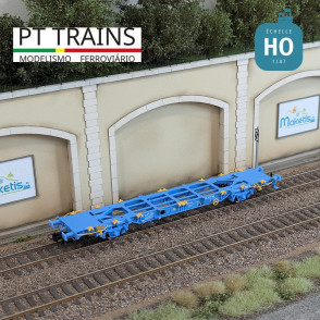 Wagon multimodal type Lgnss 45 VTG Ep VI HO PT TRAINS 100132 - Maketis