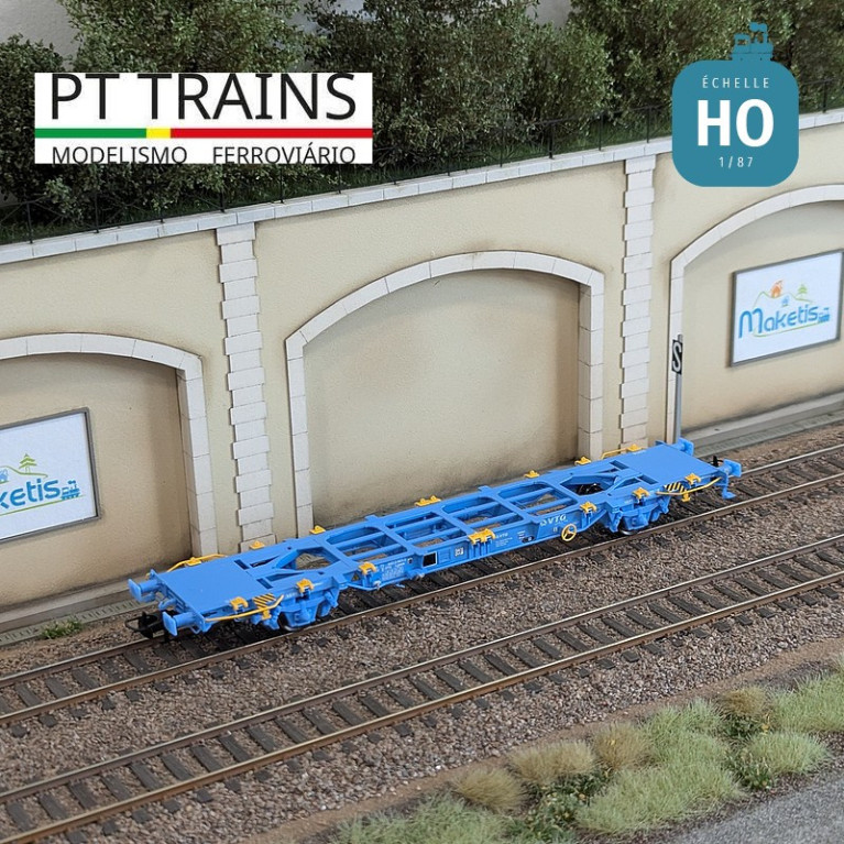Wagon multimodal type Lgnss 45 VTG Ep VI HO PT TRAINS 100132 - Maketis Wagon multimodal type Lgnss 45 VTG Ep VI HO PT TRAINS 100132 - Maketis