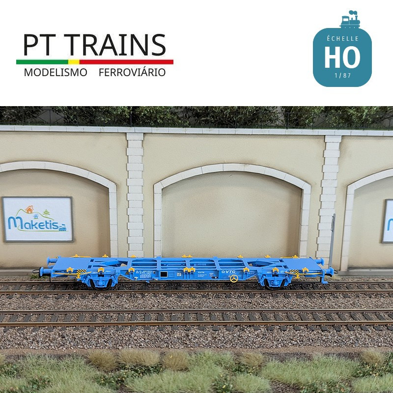Wagon multimodal type Lgnss 45 VTG Ep VI HO PT TRAINS 100132 - Maketis