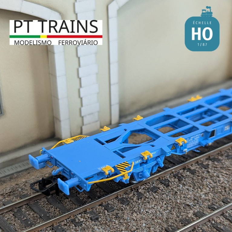 Wagon multimodal type Lgnss 45 VTG Ep VI HO PT TRAINS 100132 - Maketis Wagon multimodal type Lgnss 45 VTG Ep VI HO PT TRAINS 100132 - Maketis