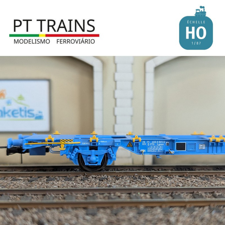 Wagon multimodal type Lgnss 45 VTG Ep VI HO PT TRAINS 100132 - Maketis Wagon multimodal type Lgnss 45 VTG Ep VI HO PT TRAINS 100132 - Maketis