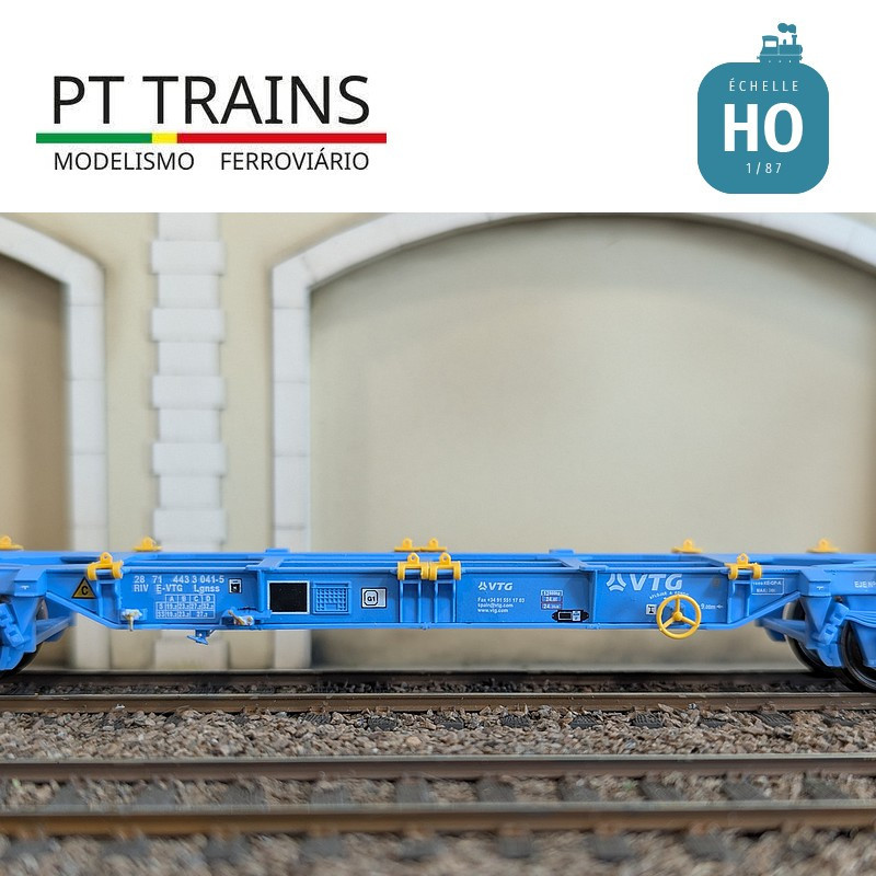 Wagon multimodal type Lgnss 45 VTG Ep VI HO PT TRAINS 100132 - Maketis