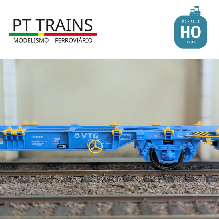 Wagon multimodal type Lgnss 45 VTG Ep VI HO PT TRAINS 100132 - Maketis Wagon multimodal type Lgnss 45 VTG Ep VI HO PT TRAINS 100132 - Maketis