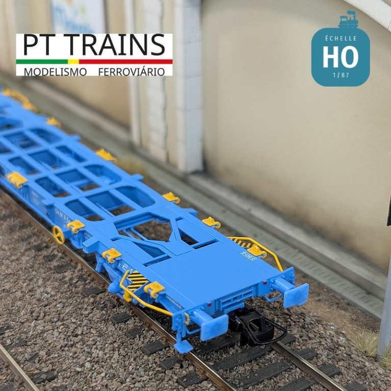Wagon multimodal type Lgnss 45 VTG Ep VI HO PT TRAINS 100132 - Maketis Wagon multimodal type Lgnss 45 VTG Ep VI HO PT TRAINS 100132 - Maketis