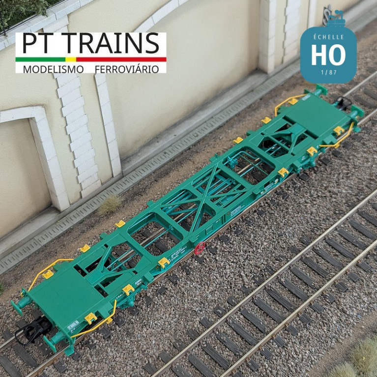 Wagon multimodal type Lgss 45 TRANSFESA Ep VI HO PT TRAINS 100180 - Maketis Wagon multimodal type Lgss 45 TRANSFESA Ep VI HO PT TRAINS 100180 - Maketis