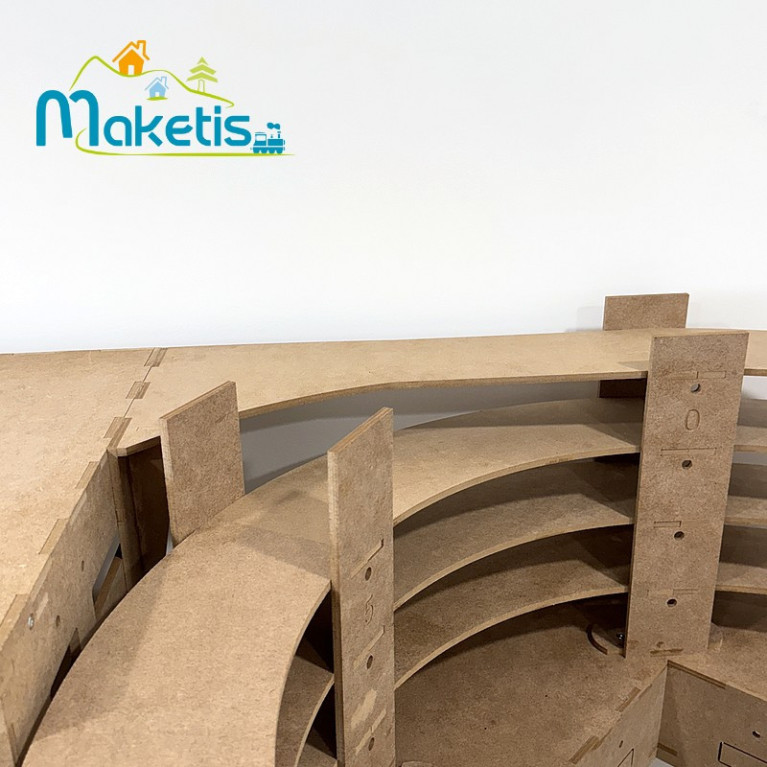 Gleiswendel-Anschluss-Set Ø118 cm Easy Module Maketis MOD63000 - Maketis Gleiswendel-Anschluss-Set Ø118 cm Easy Module Maketis MOD63000 - Maketis