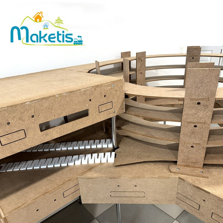 Gleiswendel-Anschluss-Set Ø118 cm Easy Module Maketis MOD63000 - Maketis Gleiswendel-Anschluss-Set Ø118 cm Easy Module Maketis MOD63000 - Maketis