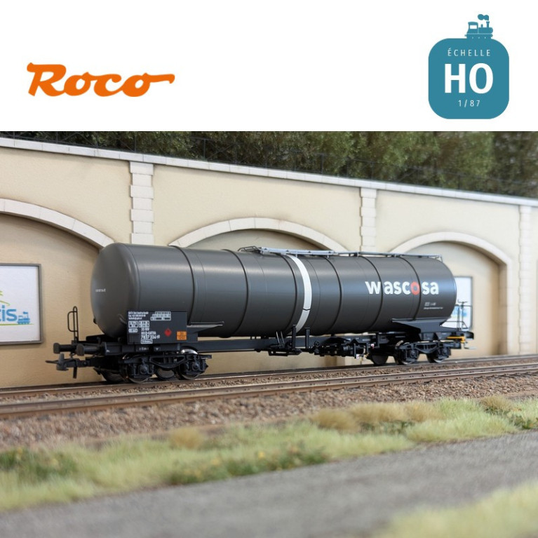 Set de 3 wagons citernes Zacns Wascosa Ep V-VI HO Roco 6600143 - Maketis