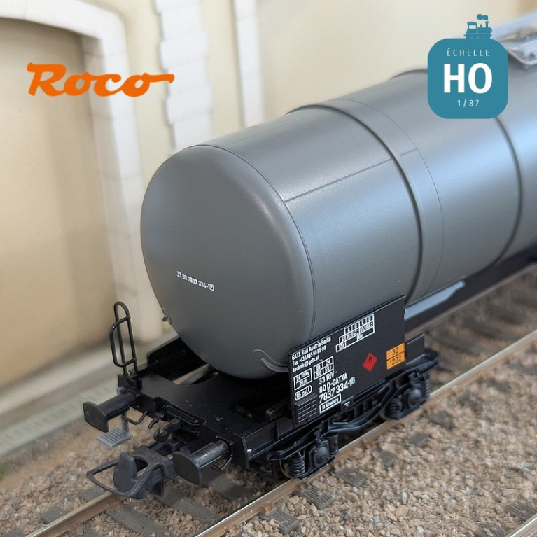 Set de 3 wagons citernes Zacns Wascosa Ep V-VI HO Roco 6600143 - Maketis