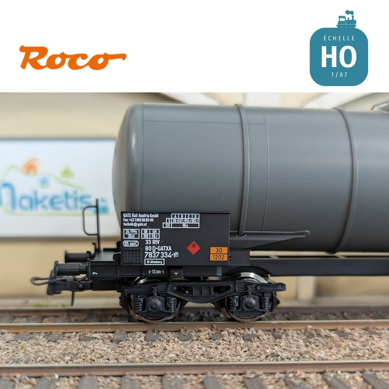 Set de 3 wagons citernes Zacns Wascosa Ep V-VI HO Roco 6600143 - Maketis