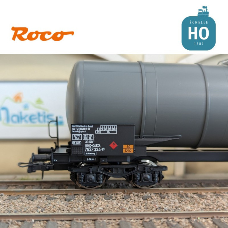 Set de 3 wagons citernes Zacns Wascosa Ep V-VI HO Roco 6600143 - Maketis