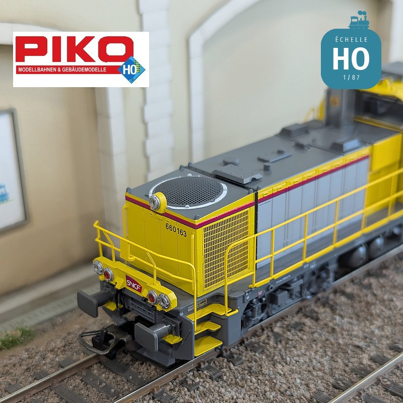 Locomotive diesel BB 60163 INFRA SNCF Ep VI Digital sonore HO Piko 96494 - Maketis