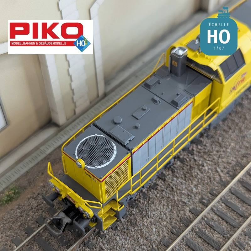 Locomotive diesel BB 60163 INFRA SNCF Ep VI Digital sonore HO Piko 96494 - Maketis
