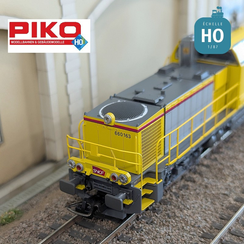 Locomotive diesel BB 60163 INFRA SNCF Ep VI Digital sonore HO Piko 96494 - Maketis