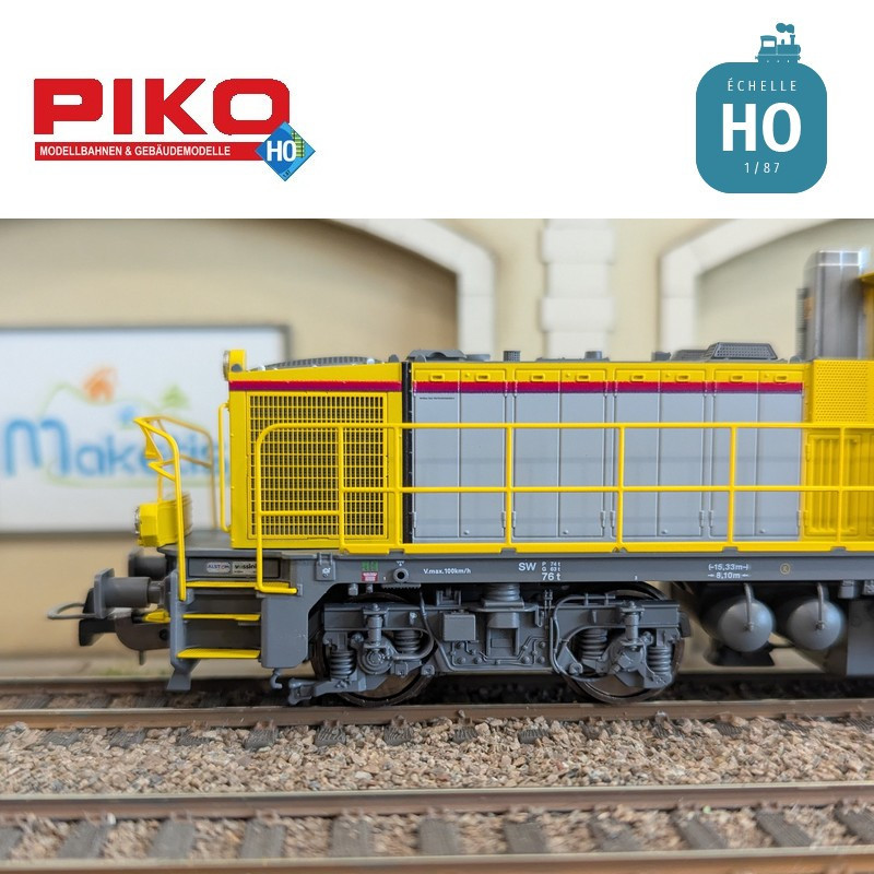 Locomotive diesel BB 60163 INFRA SNCF Ep VI Digital sonore HO Piko 96494 - Maketis