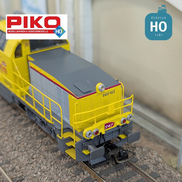 Locomotive diesel BB 60163 INFRA SNCF Ep VI Digital sonore HO Piko 96494 - Maketis