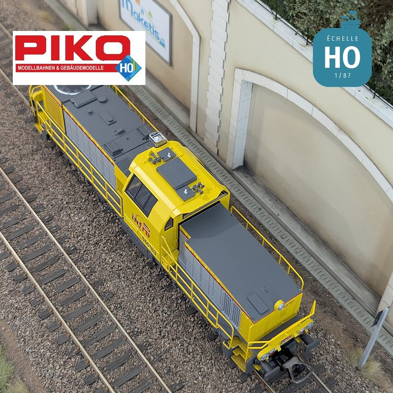 Locomotive diesel BB 60163 INFRA SNCF Ep VI Digital sonore HO Piko 96494 - Maketis