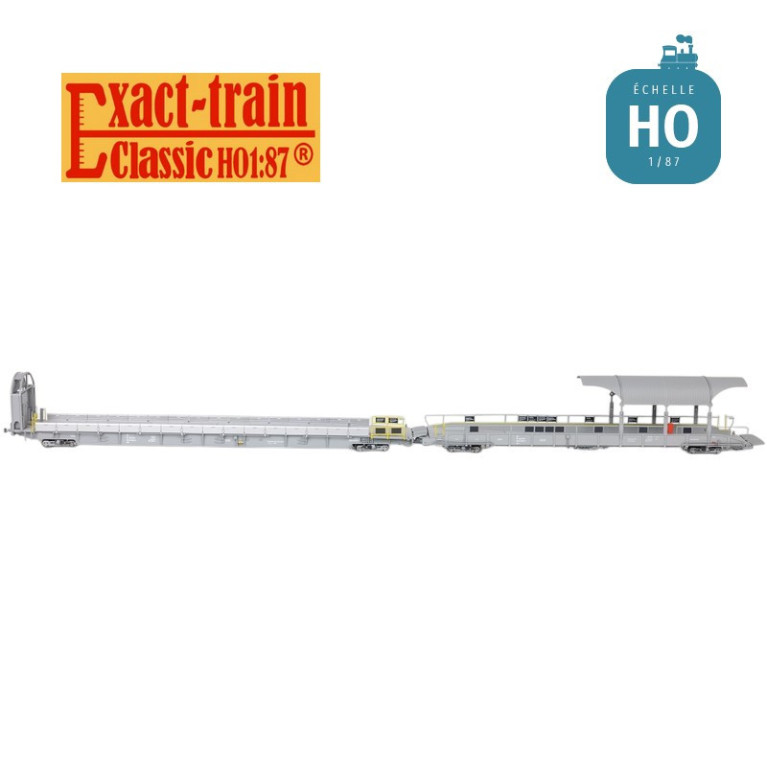 Set de base 5 wagons transport de voitures 1 Talbot (1 BDt, 2 x Sdt et 2 x Sdt avec rampe) BLS Ep VI HO Exact-Train EX25000 - Set de base 5 wagons transport de voitures 1 Talbot (1 BDt, 2 x Sdt et 2 x Sdt avec rampe) BLS Ep VI HO Exact-Train EX25000 -