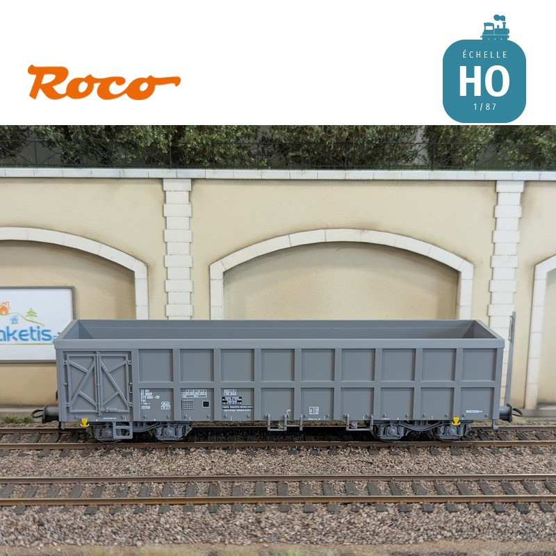 Set de 3 wagons tombereaux Fas SNCF Ep V-VI HO Roco 6600203 - Maketis
