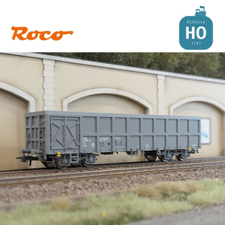 Set de 3 wagons tombereaux Fas SNCF Ep V-VI HO Roco 6600203 - Maketis