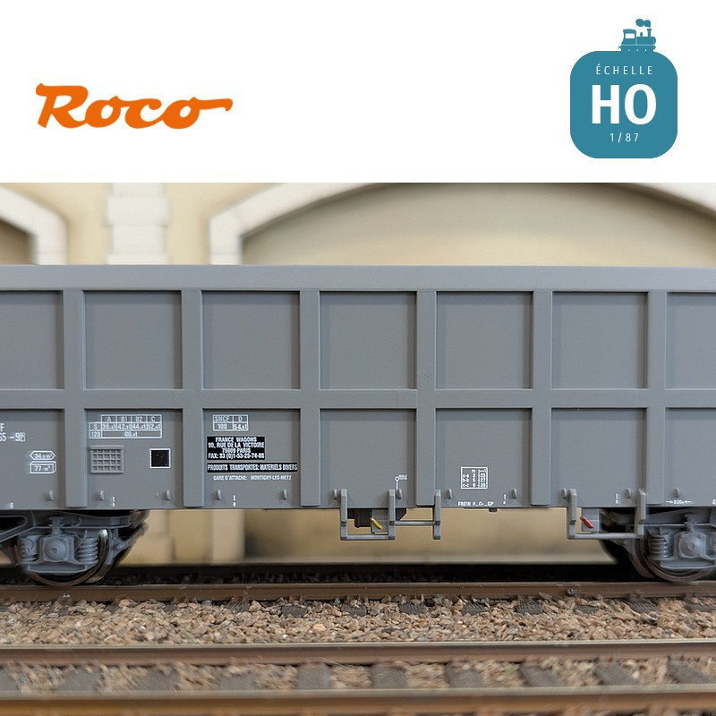 Set de 3 wagons tombereaux Fas SNCF Ep V-VI HO Roco 6600203 - Maketis