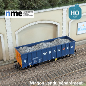 Chargement de gravier pour wagon tombereau Eamnos 11,3m HO NME 951003-C - Maketis