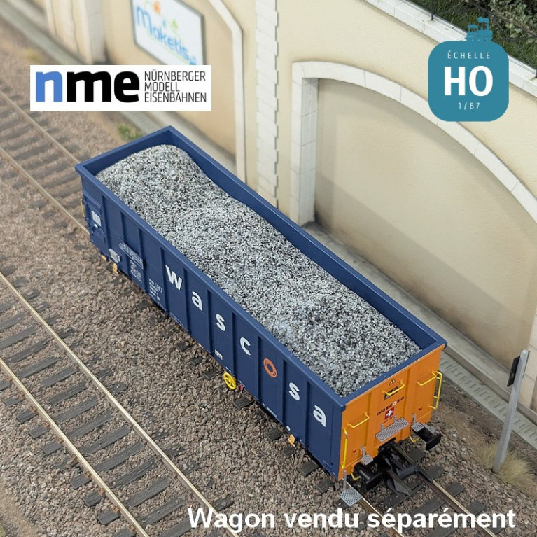 Chargement de gravier pour wagon tombereau Eamnos 11,3m HO NME 951003-C - Maketis Chargement de gravier pour wagon tombereau Eamnos 11,3m HO NME 951003-C - Maketis
