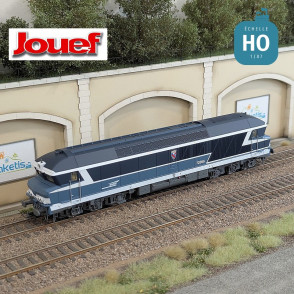 Locomotive diesel CC 72056 "La Bourboule" bleu logo Casquette SNCF Ep V Analogique HO Jouef HJ2621 - Maketis