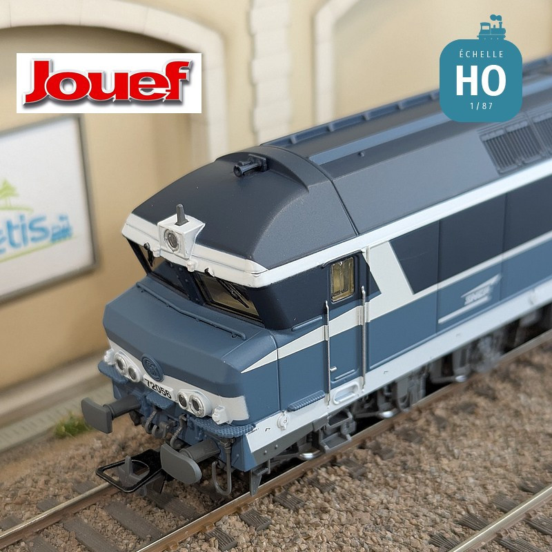 Locomotive diesel CC 72056 "La Bourboule" bleu logo Casquette SNCF Ep V Analogique HO Jouef HJ2621 - Maketis